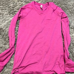 sonic pink swiftly tech long sleeve